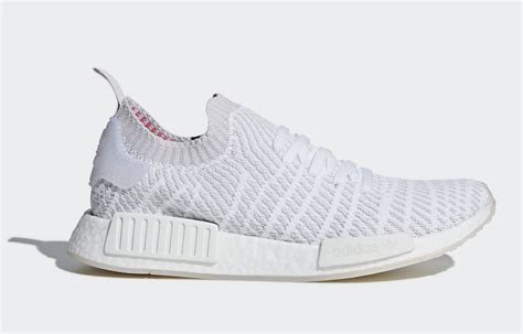 adidas nmd r1 primeknit schwarz weiß|nmd r1 primeknit white.